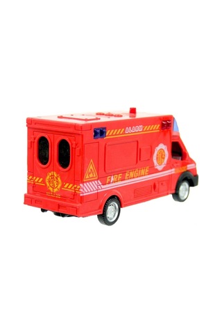 Pilli Işıklı Sesli Sürtmeli Araç İtfaiye