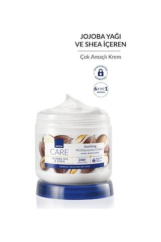Avon Care Jojoba Yağı Ve Shea İçeren Çok Amaçlı Krem 400ml