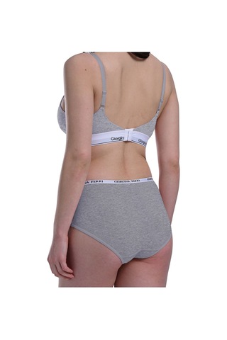 Likralı 6'lı Kutu Premium Günlük Kullanıma Uygun Bato Külot Amelıa G-008 G Gri