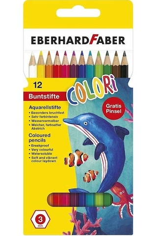Eberhard Faber Suluboya Kalemi 12 Renk