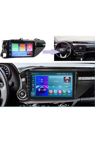 Toyota Hilux 2k Görüntü Kalitesi Android 15 Multimedya Sistemi 8+256 Myway 2015-2020 9"