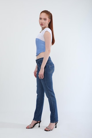 Banny Jeans Kadın Slim Fit Likralı Lacivert Jean Pantolon 31