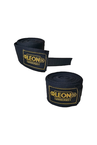 Kogam Leon Elastik Boks, Kick Boks Ve Muay Thai Bandajı 7 Metre Siyah