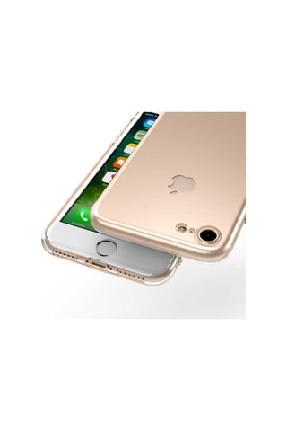 Apple Uyumlu iPhone 7 Kılıf Zore Kamera Korumalı Süper Silikon Kapak Renksiz