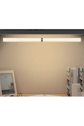 Shineyee Yeni Ultra İnce 800mm Isı Işığı: Vücut Algılama Ve Sürekli Açık Modlu, Manyetik Montaj, Pil İçeren Dolap/ Koridor Lambası Ilık Beyaz