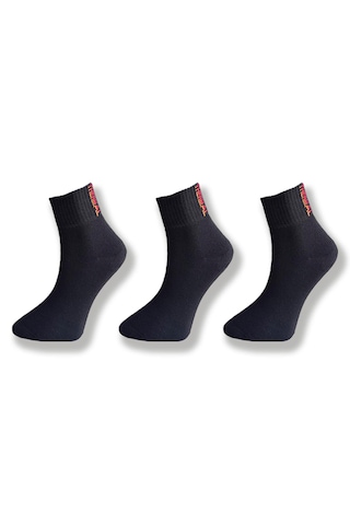 Silk Step 3'lü Paket , Siyah , Orta Uzun Konç Termal Çorap 3 Çift Siyah Siyah