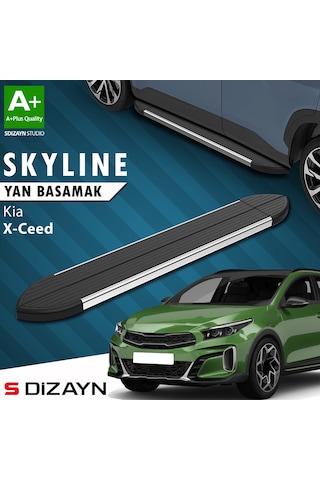 S-dizayn Kia Xceed Skyline Krom Yan Basamak 183 Cm 2019 Üzeri A+ Kalite