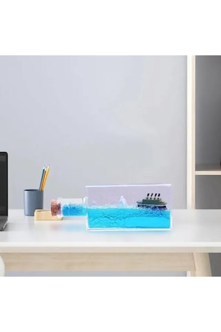 Zhltools Batmayan Gemi Şişe Akvaryum