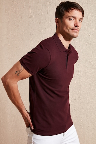 Buratti Pamuklu Regular Fit Düğmeli Erkek Polo Yaka T Shirt 5902127 Vişne