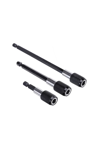 Ximistore9 3 Adet Manyetik Uzatma Ucu - 1/4" Altıgen Şaftlı Matkap Uçları
