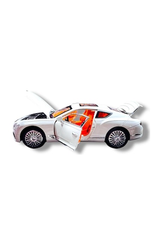 1:24 Metal Model Koleksiyon Araba Bentley Beyaz 21 Cm Cz140b