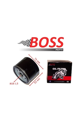 Bmw R 1200 Gs / Adv / Rally 2004-2012 Yağ Filtresi Bs164 Metal Yağ Filtresi Boss