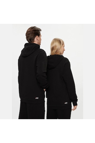 Siyah Fila Kapşonlu Sweatshirt Barumini Fau0068 Siyah