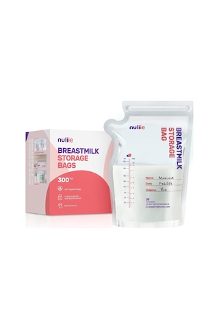 Nuliie 300 Adet Anne Sütü Torbası, 8 Oz, Bpa Içermez, Dondurulabilir, Sızıntı Koruması Emzirme Aksesuarları