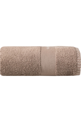 Mudo Home Mudo Home Koyu Bej Yüz Havlusu 50x80