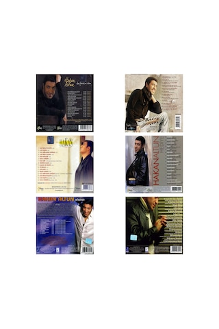 Esenshop 6'lı Cd Set 9 6 Cd -hakan Altun -hakan- Hediye - Nefesimsin - Yaralı - Aşk Ayrılık- Senden