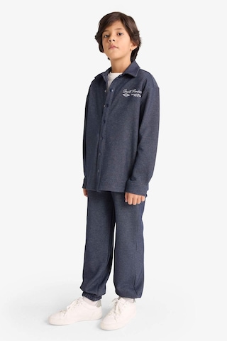 Defacto Erkek Çocuk Oversize Geniş Kalıp Beli Lastikli Eşofman Altı G3274a825wnnv146 Lacivert-nv146