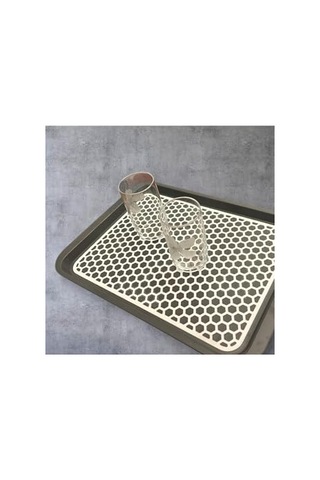 Tepsi, Kaydırmaz Dikdörtgen Tepsi Orta Boy 26 X 35 Cm Çok Renkli