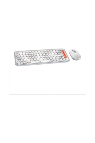 Pop Icon Combo Kablosuz Klavye Ve Mouse Seti, Bluetooth, Konforlu Tasarım, Programlanabilir Tuşlar, Sessiz Tıklamalar, 3 Cihaza Kadar Easy-switch, Türkçe Q Klavye, Beyaz