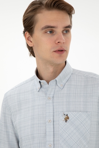 U.s. Polo Assn. Erkek Taş Gömlek Desenli 50291392-vr049 Taş