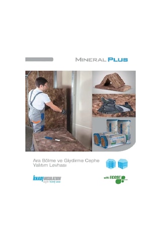 Knauf Mineral Plus Taş Yünü Ara Bölme Yalıtım Levhası 5Cm 20 Adet 491524484