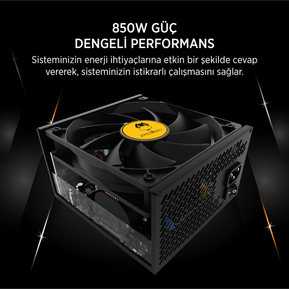 Jdp850 Apfc 12cm 850w Bronze 80 Atx 3.1 Pcı-e 5.1 Power Supply