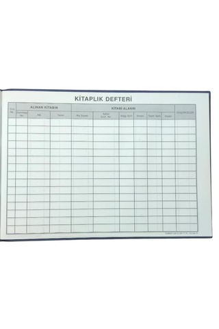 Zümrüt Kiaplık Defteri 100 Yp.