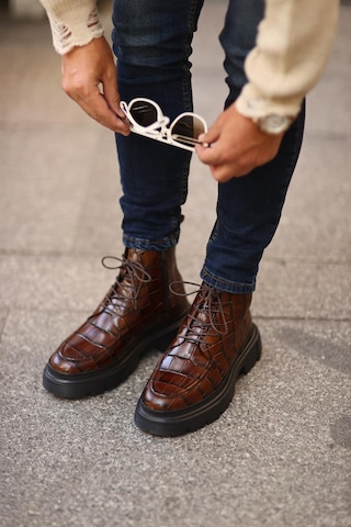 Serhat Özköroğlu - Kahve Deri Bot Kahve Kahve Kahverengi