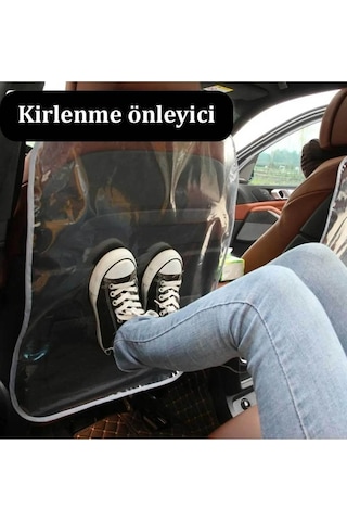 Mc.Pierobaby Araba Koltuk Arkası Koruyucu Şeffaf Kılıf 2 Adet