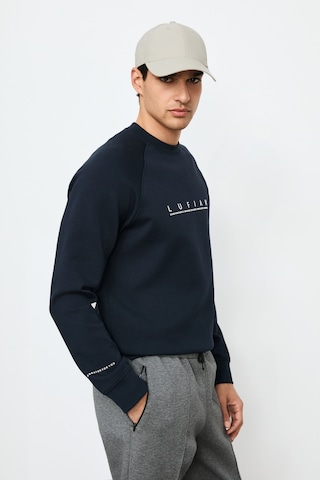 Lufian Cooper Erkek Sweatshirt Lacivert Lacivert 112030198100200