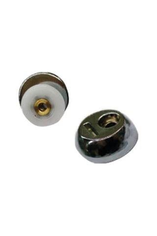 Panel Duş Duşakabin Eksantrik Metal Rulman Tekerleri Gümüş