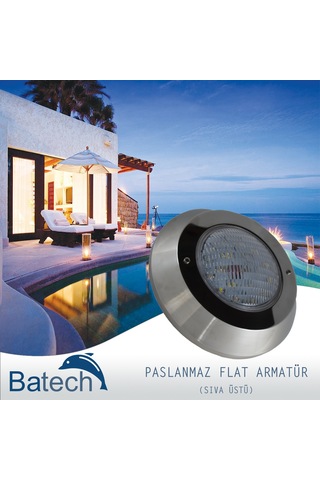 Batech Paslanmaz Sıva Üstü Havuz Lambası 36 Watt