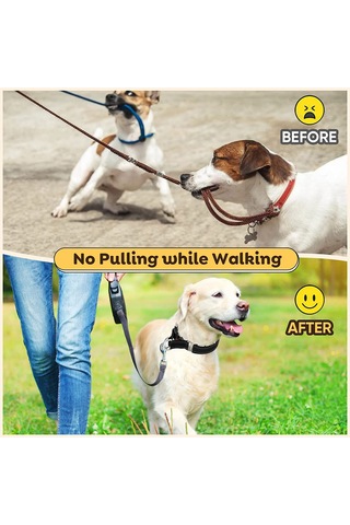 Geekyou Xl Büyüklükte Çıkarılabilir Köpek Eğitimi Kolyesi - Yumuşak Dolgulu, Hızlı Serbest Bırakma Özelliği, Çelik Ve Naylon Malzeme