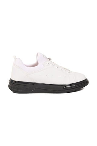 Walkway Beyaz Lastik Bağcıklı Erkek Sneaker Balase M Beyaz