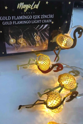 Flamingo Led Işık Gold Günışığı