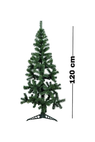 T.concept Yılbaşı Çam Ağacı 120 Cm Boy, 156 Dal, Noel Yılbaşı Dekorasyonu, Plastik Ayaklı, Kutulu