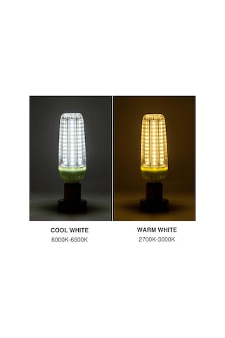 Beyaz E27/e14 Led Mısır Ampul 10w 15w 20w Led Lamba 85v-265v Açık Kare Oyun Alanı Depo Aydınlatma İçin Alüminyum Ampul E27 10w Transparent