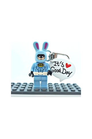 Batman Bunny Suit Tavşan Kostümlü Batman Figürlü Charm Anahtarl