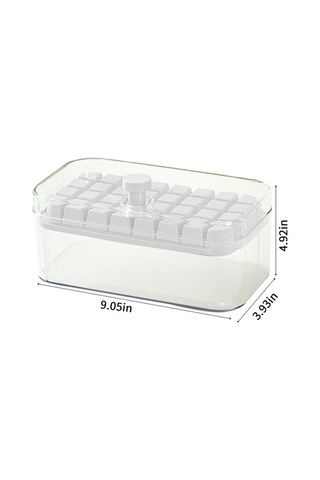 Besthome1 32 Adet Buz Kübük Molds, Basma Kapağı, Kolay Çıkarma, Ev & Ofis Pratik Buz Depolama Çok Renkli