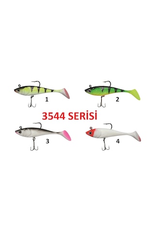 Captain 3544 12Cm Crazy Zender Uv Paint Silikon Sahte Balık