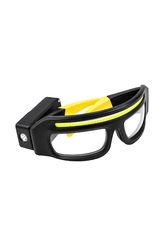 Powermaster Pm-37843 İndüksiyonlu Koruyucu Gözlük Ve Kafa Lambası Şarjlı Çift Led'li
