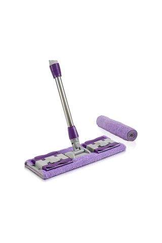 Mandallı Mop Mikrofiber Sihirli Mop Fayans Duvar Yüzey Temizlik Mikrofiber Mandallı Mop , Teleskopik 360 Derece Döne