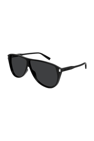 Saint Laurent Sl 731 Gaspar 002 65 Erkek Pilot Siyah Kemik Güneş Gözlüğü Siyah