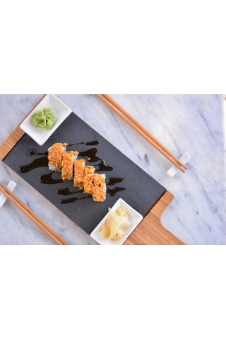 Seshu - 10 Parça Sushi Seti Kahverengi