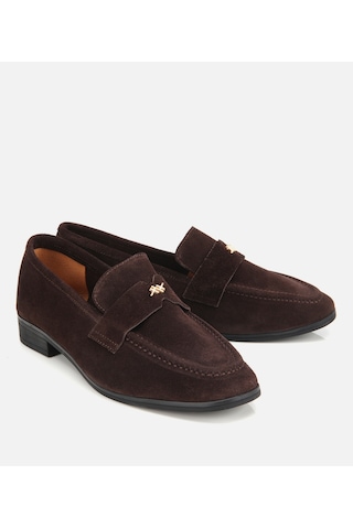 Hotiç Kadın Süet Deri Kahverengi Yumuşak Dokulu Klasik Loafer 01ayh312410a480 01ayh312410a480 Kahverengi