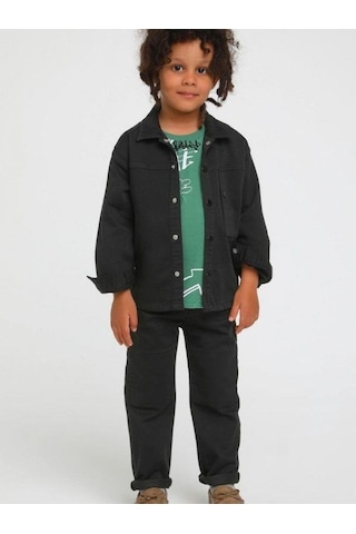 Jack Lions Erkek Çocuk Gabardin Yan Cepli Pantolon-14560 Siyah
