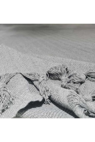 Çift Kişilik Pike 200x230cm, Gri, %100 Pamuk, Yumuşak Dokulu, Hann Yalın Gri