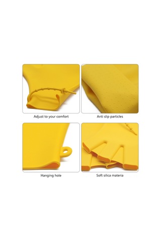 Xindoker Yüzme Egzersizi İçin Gelişmiş Dayanıklılık Ve İleri Doğruyu Artıran Silikon El Aletleri - Beyaz Beyaz