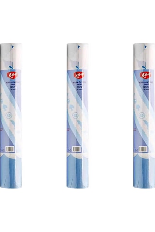 Roll-up Tek Kullanımlık Kağıt Laminelli Masa Örtüsü - 100x150 Cm. - Deniz Desenli -16 Yaprak 3 Rulo