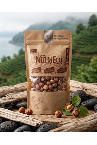 Nutrieco Çiğ İç Fındık 1. Sınıf Naturel 13-15 Mm İri Boy Yeni Hasat 1000gr 1 KG